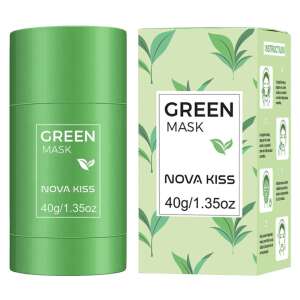 Masca stick NOVA KISS® cu extract de Ceai Verde și Argila, impotriva Acneei, Excesului de Sebum, Anti Puncte Negre, 40 g