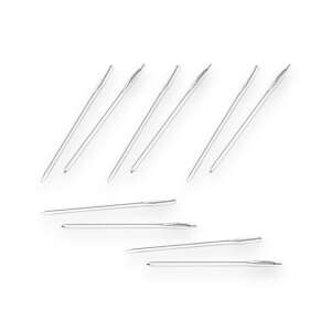10 db Chrysalis tompa tűből álló készlet, 5 cm hosszú - Kézi varrótű