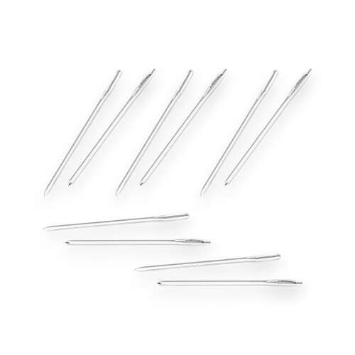 10 db Chrysalis tompa tűből álló készlet, 5 cm hosszú