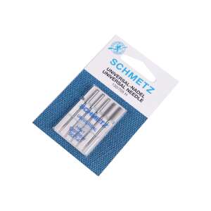 Schmetz universal sewing machine needles, 5 pack, size 90/14, for thin fabrics - Sewing Machine Accessory