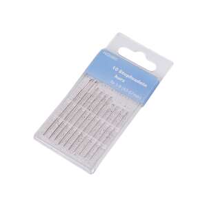 10 db rövid kézi varrótű készlet, 43-57 mm-es méretben, kézi varráshoz és foltozáshoz - Kézi varrótű