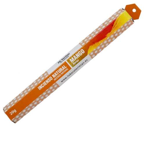SyS Aromák Mangó Illatpálcikák, 20 természetes illatpálcika édes, gyümölcsös és trópusi mangó illattal