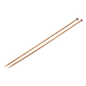 Chrysalis André 4 mm bamboo knitting needles, 35 cm long, set of 2 - Art & Craft
