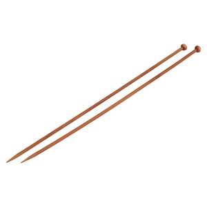 Chrysalis 5 mm bambusz kötésű tűk, 35 cm hosszú, 2 db-os készlet - Művészet & Hobbi