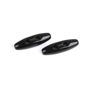 Butoane de plastic negre, set de 10, 9 x 31 mm - Arte și Hobby