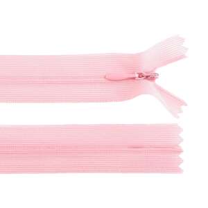 Light pink concealed zipper, 60 cm long, Chrysalis brand - Zipper