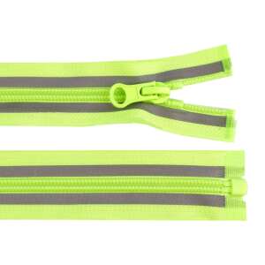 Chrysalis neon green reflective zipper, 70 cm long, size 5 - Zipper