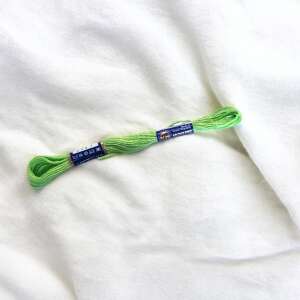 NITARNA Mouline hímzőfonal, 8 m, Lime Punch zöld - Fonal