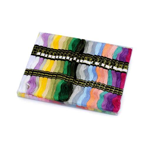 Set de 50 fire de broderie, 2,7g, 0,8mm, multicolore, marca Diamonds