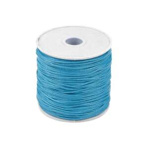 Chrysalis 1 mm waxed cotton cord, light blue, 20 m spool - Monofilament Line