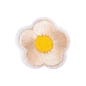 30 mm Krém Virág Vasalható Matrica - Vasalható matrica