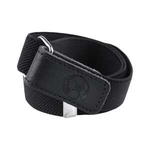 Fekete állítható rugalmas öv gyerekeknek, Chrysalis márka, focilabda mintával a csaton - Férfi öv