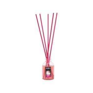 Aura Strawberry and Cream Reed Diffuser, 30ml, 4 weeks, 0% alcohol - Scented Stick
