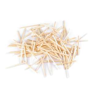 400 piece set of natural wooden craft sticks for making crafts and decorations - Art & Craft
