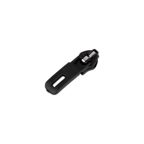 Black self-locking slider for 6.7 mm waterproof zipper