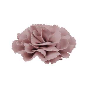 Powder pink fabric flower, 10 cm diameter, for sewing or gluing on clothes, by Textilvirág - Artificial Plant & Flower