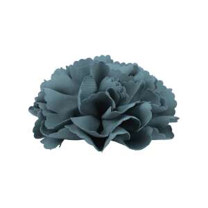 Textilvirág, 10 cm, Petróleumszürke, ruha díszítéshez - Artificial Plant & Flower
