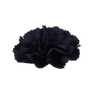 Dark blue fabric flower, 10 cm diameter, for sewing or gluing on clothes, hats, bags, and other accessories - Artificial Plant & Flower