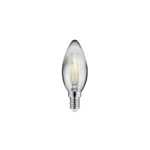 GTV Vintage LED Candle Bulb E14 4W, clear glass - Nonbrand Bulb