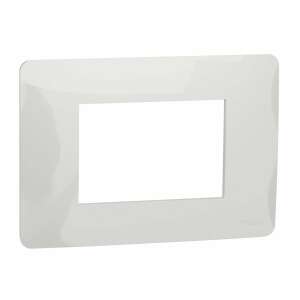 Schneider New Unica 3-module white frame, IP20, for electrical installations - Light switch frame