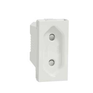 Schneider New Unique 10A single module white socket - Schneider Socket & Outlet