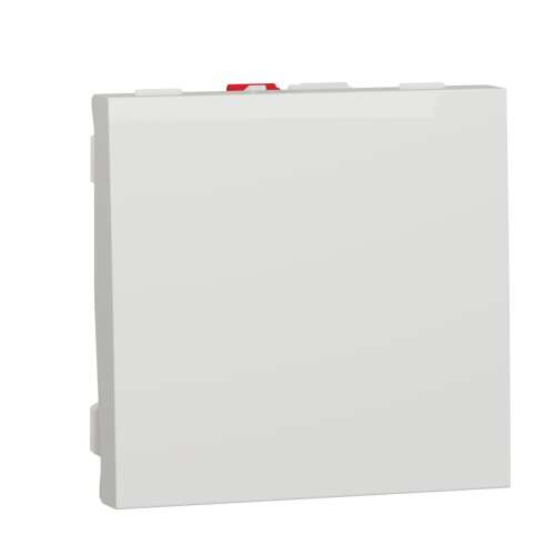 Schneider Noua Unica 2-module light switch, white