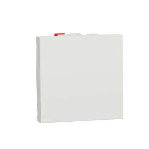 Schneider New Unique 2-module reset switch, white - Light Switch