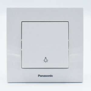 Panasonic Karre Plus light switch with return, white - Light Switch