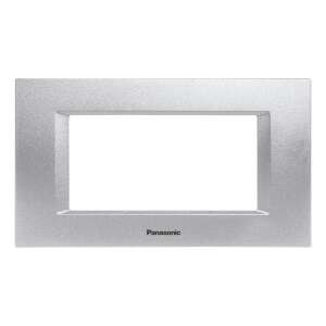 Panasonic Thea modular switch frame, silver - Light switch frame