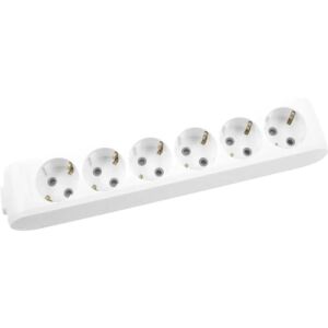 Panasonic X-Tendia 6-outlet extension cord, white - Extension Cord