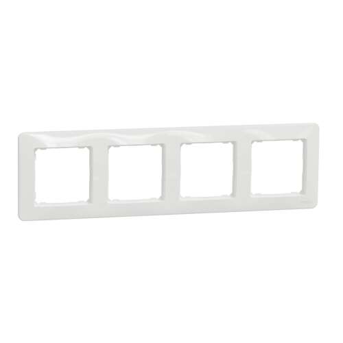 Schneider Sedna Design 4-module frame, white, IP20