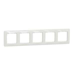 Schneider Sedna Design 5-module frame, white, IP20 protection - Light switch frame