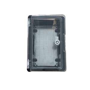 Black ABS IP65 transparent door panel, 30x40x17 cm - Vision