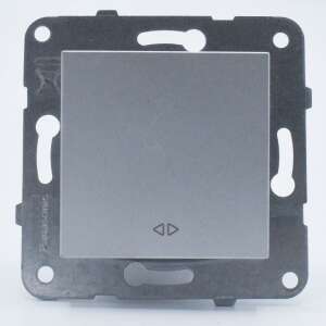 Panasonic Arkedia Slim / Karre Plus silver light switch, 10A, IP20 - Light Switch