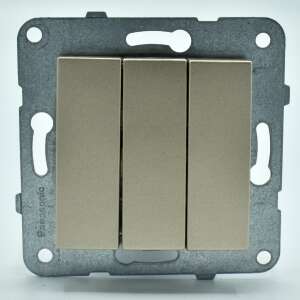 Panasonic Arkedia Slim/Karre Plus 3-way light switch, bronze, IP20 - Light Switch