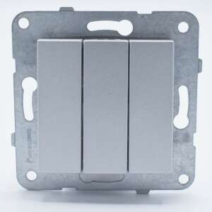 Panasonic Arkedia Slim/Karre Plus 3-way light switch, silver, IP20, 10A - Light Switch