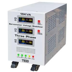 TED Electric 15KVA Servomotor Voltage Stabilizer, Three Phase - Uninterruptible Power Supplies (UPS)