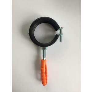 63mm pipe clamp with screw and wall plug - Clamp