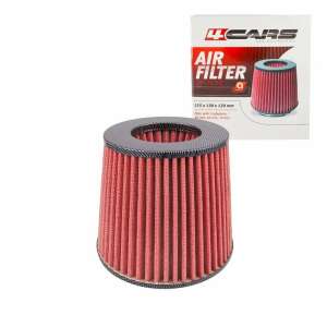 4Cars Conical Sport Air Filter - Carbon Fiber/Red