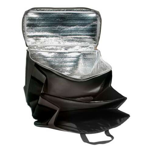 Carpoint insulated organizer bag with compartments, black