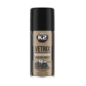 K2 Vetrix Technical Vaseline Grease, 140ml spray can, protects against corrosion, rust, and oxidation, lubricates and preserves metal, plastic, and rubber parts, water resistant - K2