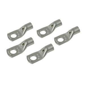 5 pack of crimpable electrical lugs with 8mm hole for 25mm2 copper wire - Cable lug