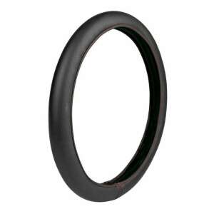 Fekete és piros Skeentex Skin-Cover kormányhuzat kamionokhoz, M méret, 44/46 cm - Autós kormányhuzat