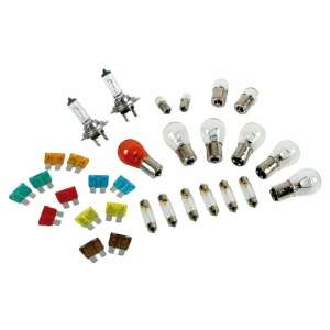 24V Halogen Bulb and Fuse Kit 30pcs - 2xH7