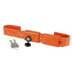Zanna container lock, hardened steel, for vertical locking rods, with 2 keys - Vehicle alarm & lock