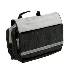 BM-3 Specialist handlebar bag for bicycles, black and grey, waterproof, with reflective straps - Bicycle Bag