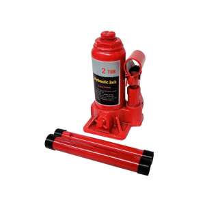 2 Ton Hydraulic Jack, red, lifting capacity 2000 kg, for car repair - Lift