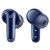 Close-up of Anker SoundCore P40i noise cancelling earbuds, blue