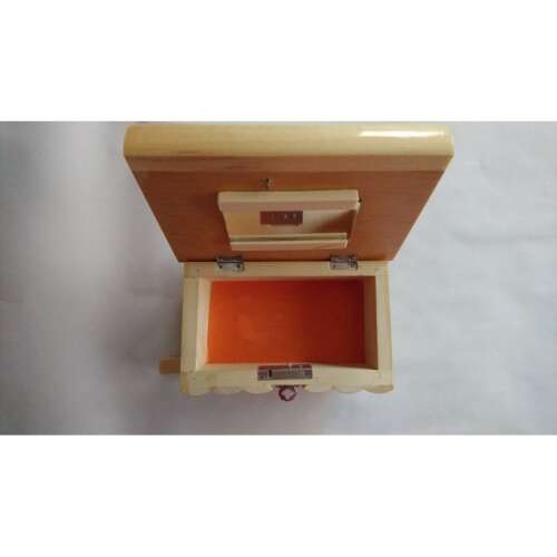 Wooden Surprise Magic Puzzle Box with Hidden Key Secret Storage for Rings and Money - Challenge Puzzle 105274794