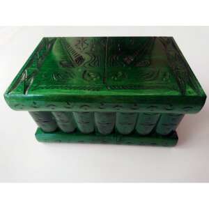 Wooden Puzzle Jewelry Box with Hidden Key and Secret Compartment for Rings and Money - Challenge Puzzle 105274796 - Jewelry Box